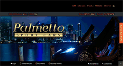 Desktop Screenshot of palmettosportcars.com